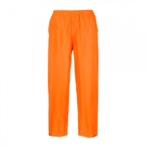 S441 - Klasické nohavice do dažďa oranžové