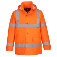 Hi-Vis Winter Traffic Jacket  Orange