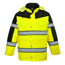 Hi-Vis Contrast Winter Classic Jacket  Yellow