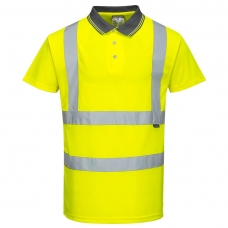Hi-Vis Polo Shirt S/S  Yellow