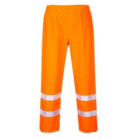 Hi-Vis Rain Traffic Trousers Orange