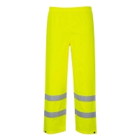Hi-Vis Rain Traffic Trousers Yellow