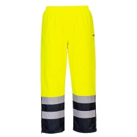 Hi-Vis Winter Trousers Yellow/Navy
