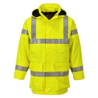 Bizflame Rain Hi-Vis Multi Lite Jacket Yellow