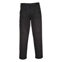 Stretch Action Trousers Black