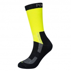 Ľahké Hi-Vis ponožky žlté