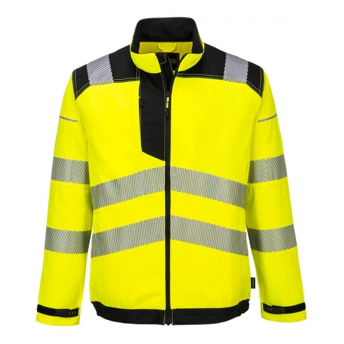 PW3 Hi-Vis Work Jacket Yellow/Black