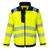 PW3 Hi-Vis Work Jacket Yellow/Navy