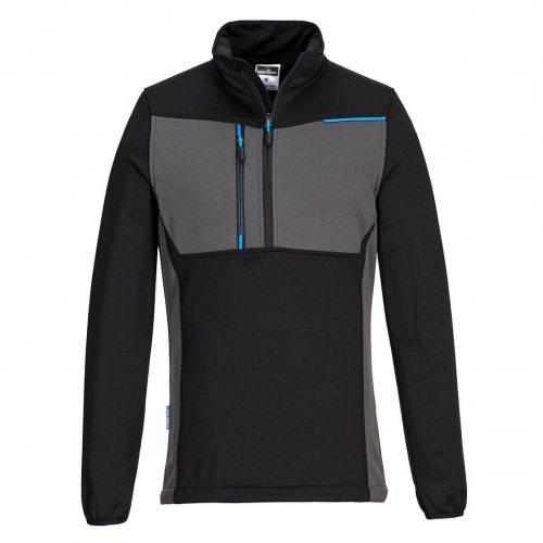 WX3 Half Zip Tech Fleece hoodie Black