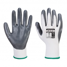 Flexo Grip Nitrile rukavice biele/šedé