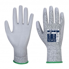 Vending LR Cut PU Palm Glove Grey