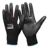 Ochranné rukavice potiahnuté PU x-puno black 9 - promocja