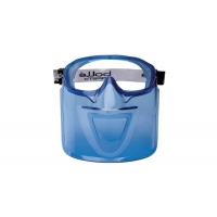 Face shield for bolle atom goggles (blue)
