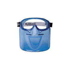 Face shield for bolle atom goggles (blue)