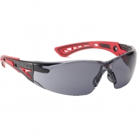 Bolle rush safety glasses (tinted) black/red