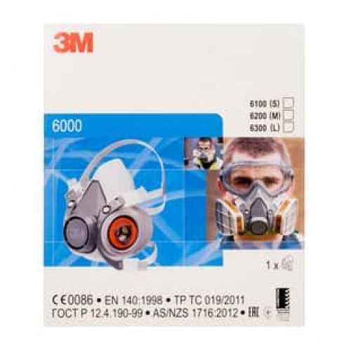 Reusable facepiece respirator 3m size l (large) - 6300