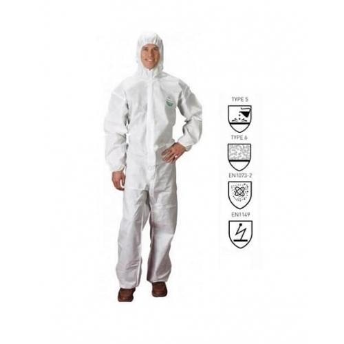 Protective suit lakeland safegard 76 white - 1 pcs.