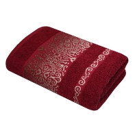 Majorca cotton towel 50x90 500g. maroon