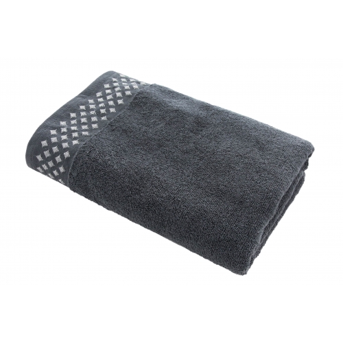 Corsica cotton towel 50x90 480g. anthracite