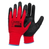 Latex-coated protective gloves x-latos