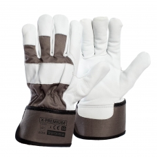 Gloves reinforced with goatskin x-premium