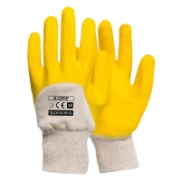 Latex-coated protective gloves x-grip