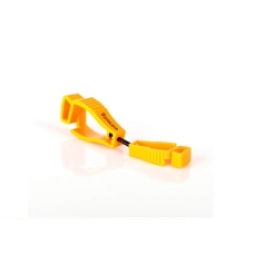 Oranžová spona na rukavice x-clip