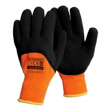 Insulated gloves coated with latex foam x-eskimo
