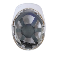 Industrial safety helmet morion white