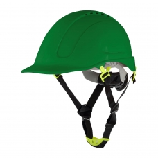 Industrial safety helmet morion green