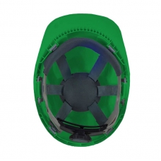 Industrial safety helmet morion green