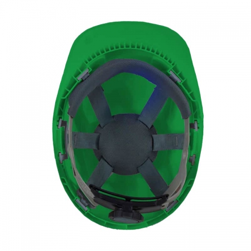 Industrial safety helmet morion green