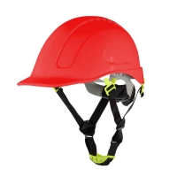Industrial safety helmet morion red