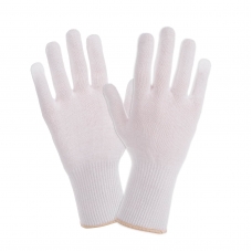 Protective cotton-polyester gloves x-white