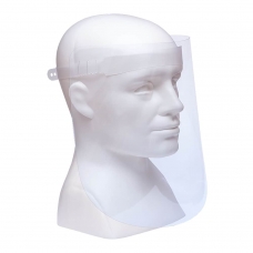 Protective visor 0.5 mm clear with strap