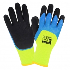 Latex-coated protective gloves x-alpin