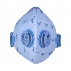 Anti-smog filtering respirator smog 3u ffp2 no blue