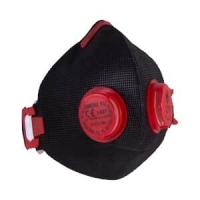Anti-smog filtering respirator smog 1u ffp2 no black and red