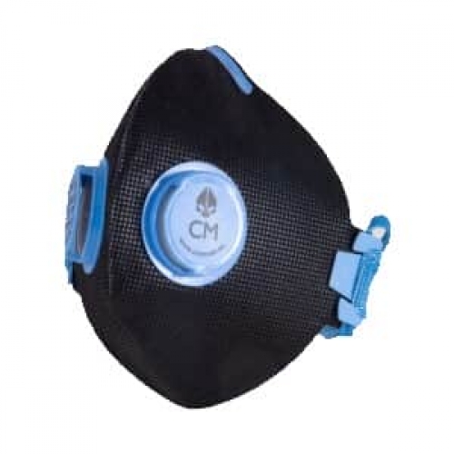 Anti-smog respirator smog filtering half mask 1u ffp2 no black and blue