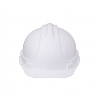 Industrial helmet bratek-3 with strap white
