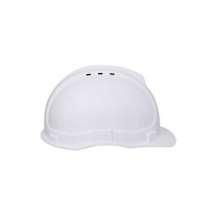 Industrial helmet bratek-3 with strap white