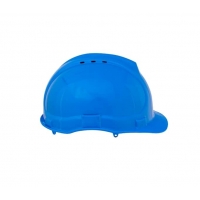 Industrial helmet bratek-3 with strap blue