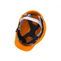 Industrial helmet bratek-3 with strap orange