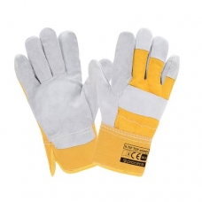Gloves reinforced with leather insulated x-tip top winter