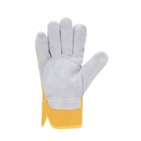 Gloves reinforced with leather insulated x-tip top winter