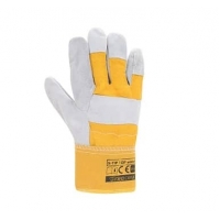 Gloves reinforced with leather insulated x-tip top winter