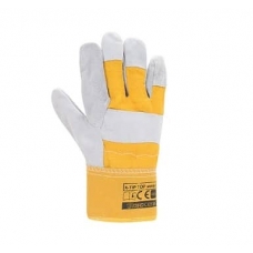 Gloves reinforced with leather insulated x-tip top winter