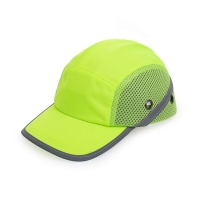Safety cap bumpcap with mesh yellow hv