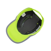 Safety cap bumpcap with mesh yellow hv