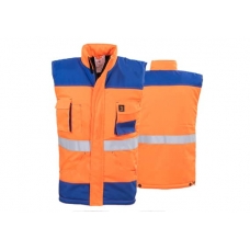 Proman 260 oranžová hv zateplená vesta